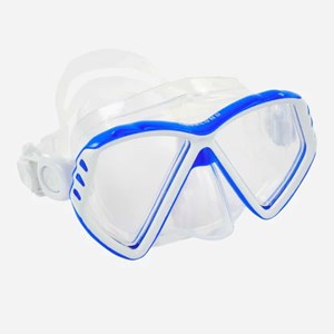 Aqualung Cub JR  maska za ronjenje za djecu, prozirni silikon-Plava
