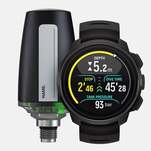 Kompjuter za ronjenje  Suunto Ocean All Black sa transmiterom i kutijom