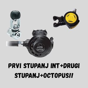 Apeks regulator AT20 INT s Apeks Egress octopusom