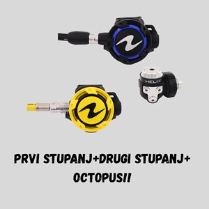 Aqualung regulator Helix DIN s Aqualung Helix Pro octopusom