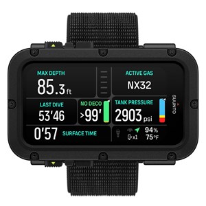 Kompjuter Suunto Nautic s elastičnim tekstilnim remenom