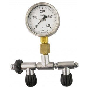 Ventil Sanosub za ozračivanje, kontrolom protoka i preciznim manometrom