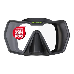 Salvimar Drake Anti Fog maska-Crna