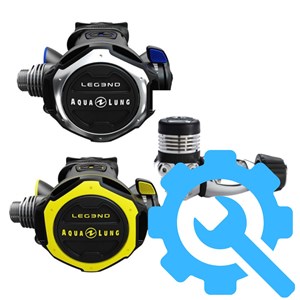 Servis Aqualung regulatora 1+2 stupanj+octopus (uključeni dijelovi iz kita)