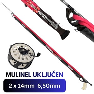 Pathos Saragos Evo Carbon 2x14mm 6,5mm podvodna puška-82cm