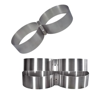 Obruč za dvobocnik inox Sanosub-Fi 140 - 2x7, 2x8