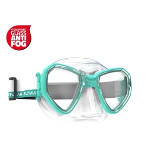 Salvimar Youth MORPHEUS MID ANTIFOG maska za ronjenje prozirni silikon/ aqua