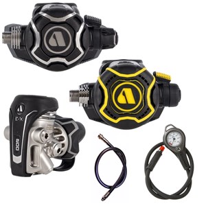 Apeks regulator EVX200 s octopusom EVX, manometrom i inflatorskim crijevom - DEMO