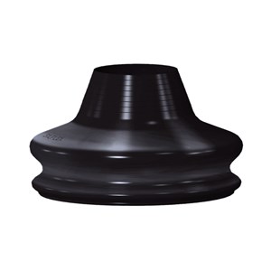 Waterproof silikonska vratna manžeta crna mala
