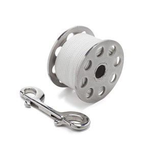 Motalica spool Divemarine 30 m inox sa karabinerom 100 mm