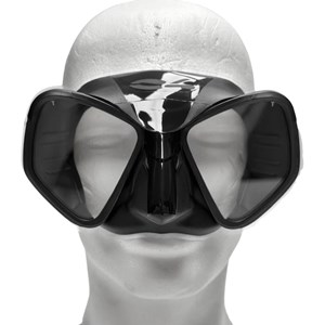 C4 PRO WIDE ANTIFOG maska – crni silikon, plasma leće