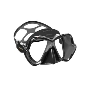 Mares X-vision Ultra LS maska za ronjenje, crni silikon-Siva