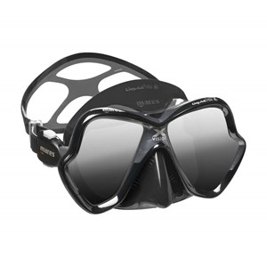 Mares X-vision Ultra LS maska za ronjenje, crni silikon-Crna
